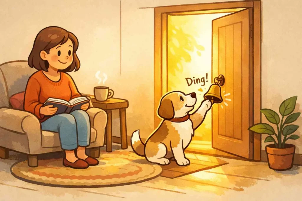How-To-Train-Dog-To-Ring-Bell-To-Go-Outside